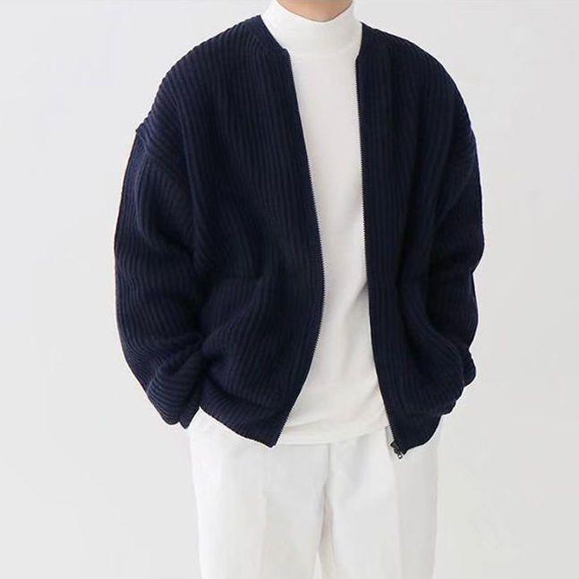 Cardigan Jacka Herr Trendig Design 100% Akryl 4