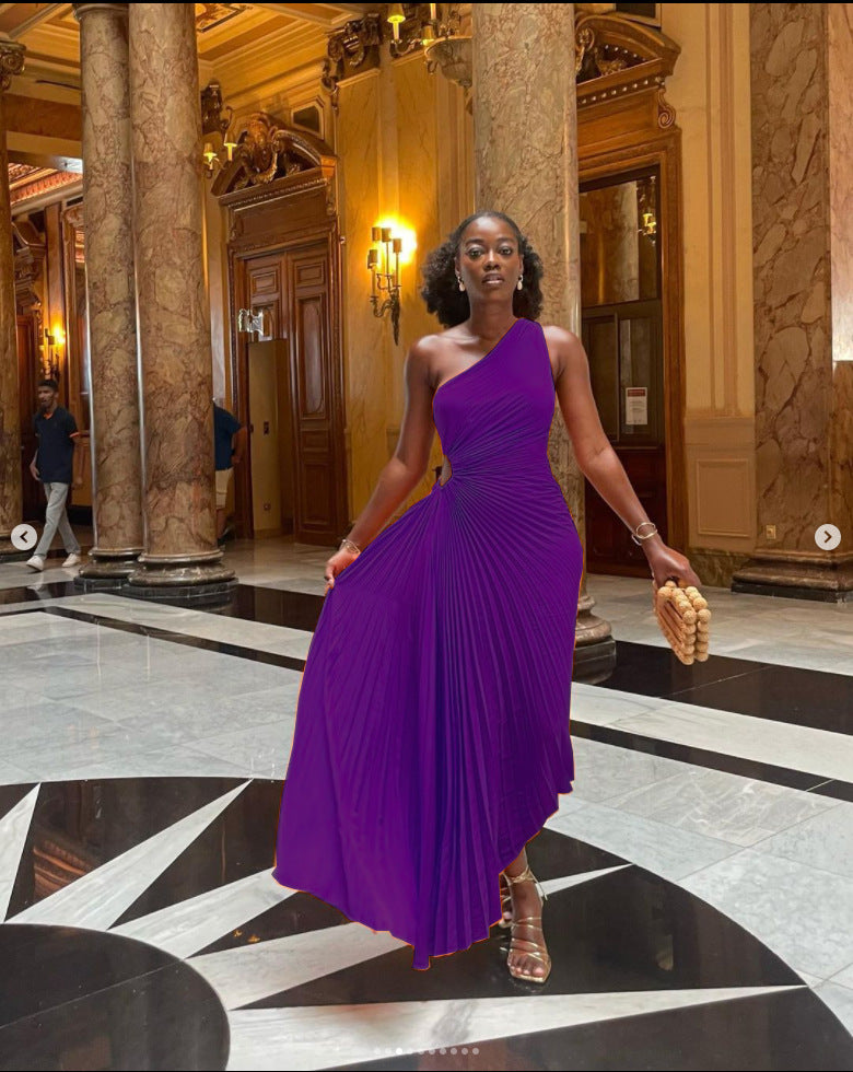 Kvinnors Exklusiva Klänning Elegant Design