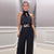 Dam Jumpsuit Sommar Ergonomisk Hållbar Polyester-4