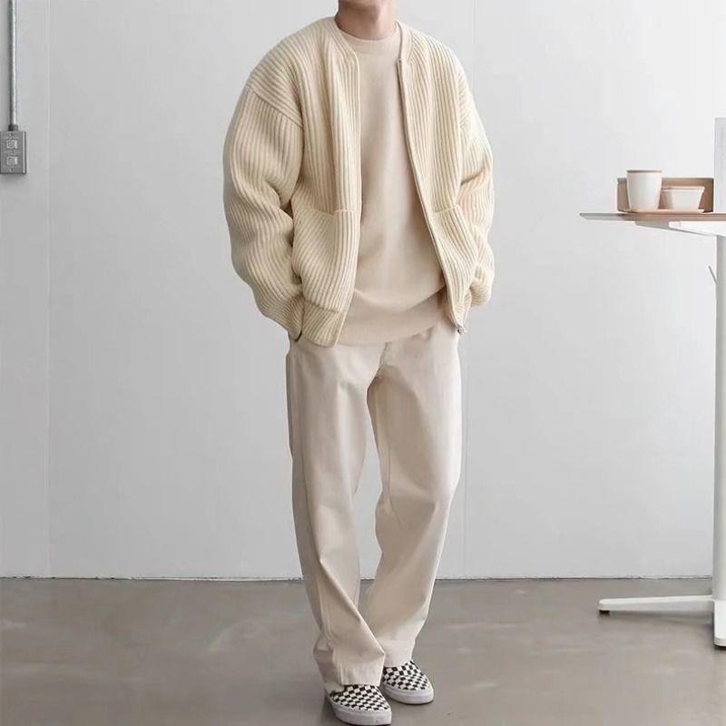 Cardigan Jacka Herr Trendig Design 100% Akryl 3