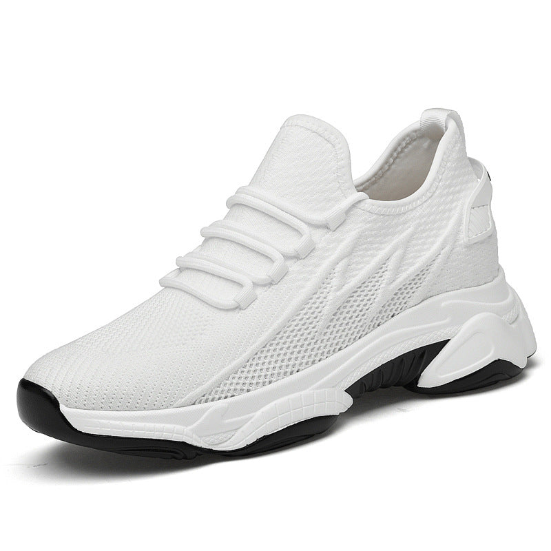 Herr Sneakers med Dold Höjd för Elegant Utseende
