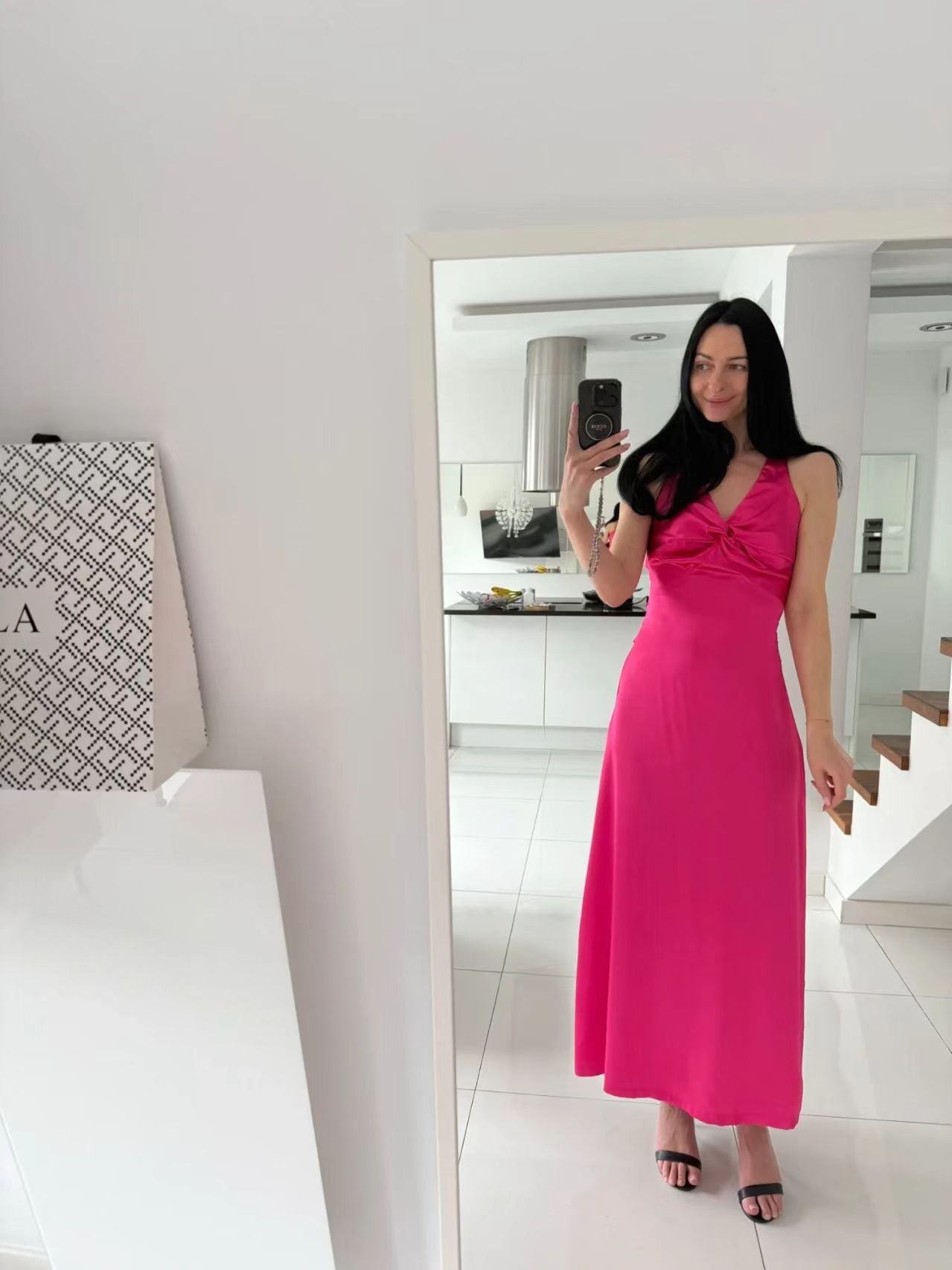 Kvinnors Maxiklänning Utan Ärmar Flödande Stil