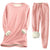 Kvinnors Lounge Set Oversized Mjuk Polyesterblandning