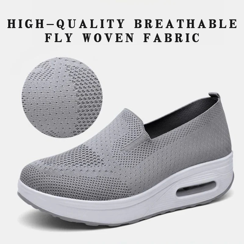 Herr Sneakers Ortopedisk Design Andningsbart Syntetmaterial-5