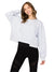 Oversized Cropped Sweatshirt för Damer i Grått 0