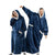 Oversized Deken Med Huva Microfleece Sherpa 0