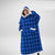 Oversized Deken Med Huva Microfleece Sherpa 2