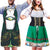 Par Förkläden i Oktoberfest-Stil med Justerbara Axelband och Roliga 3D-Motiv 0