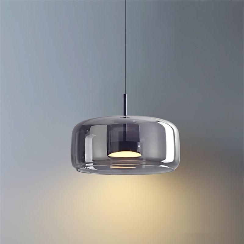 Pendellampa i Retro Stil med Gyllene Detaljer 6