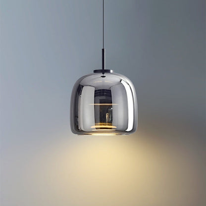 Pendellampa i Retro Stil med Gyllene Detaljer 8