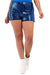 Plus Size Mini Shorts Hög Midja Paljetter Stretchigt Material 0
