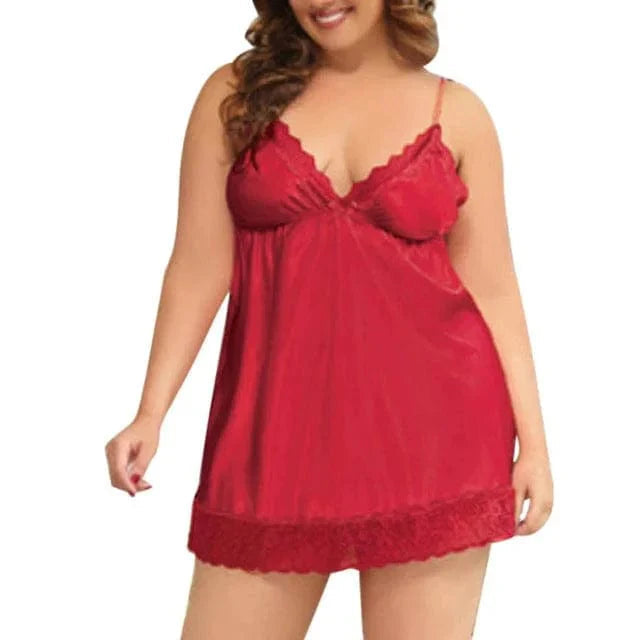 Plus Size Nattlinne Spetsdesign 10