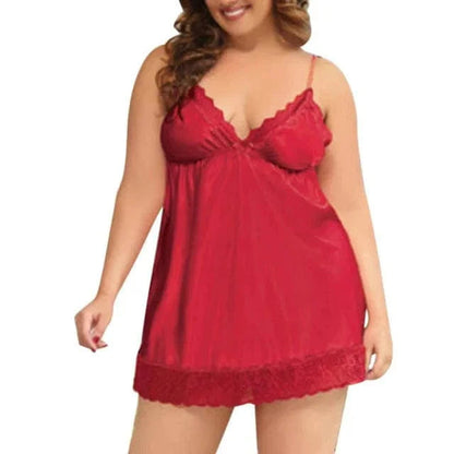 Plus Size Nattlinne Spetsdesign 10