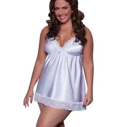 Plus Size Nattlinne Spetsdesign 7