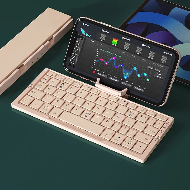 Variant image for Ergonomiskt Trådlöst Tangentbord för Smartphone och Surfplatta, Kompakt Design-2