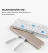 Ergonomiskt Trådlöst Tangentbord för Smartphone och Surfplatta, Kompakt Design-2