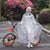 Regnponcho för Cykel och Motorcykel, Transparent, Vindskyddande 4