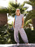 Variant image for Dam Jumpsuit Avslappnad Stil med Dragsko och Öppen Rygg Polyester-22