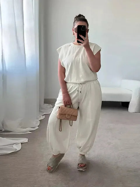 Variant image for Dam Jumpsuit Avslappnad Stil med Dragsko och Öppen Rygg Polyester-8