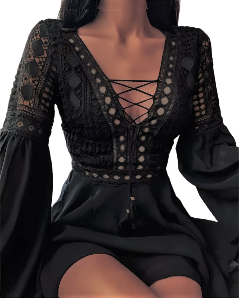 Dam Festklänning Elegant Snitt Polyester för Bröllop och Fest 1