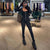 Dam Jumpsuit Bodycon Fyrkantig Halsringning Polyester Spandex-5