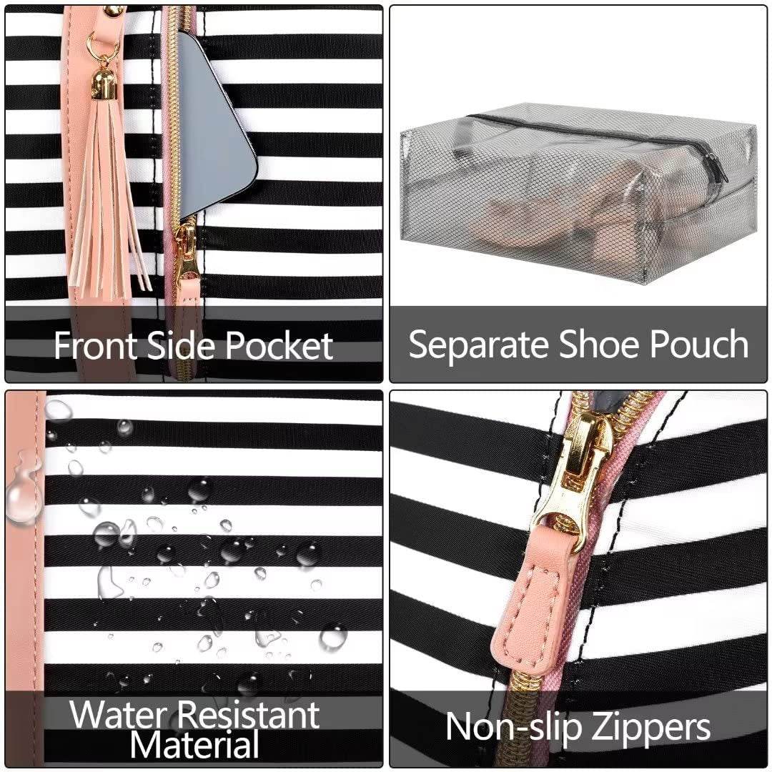 Unisex Resväska Fällbar PU-Läder Vattentålig och Rymlig-3