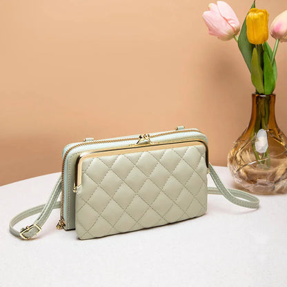 Dam Crossbody Väska Modern Veganskt Läder 5