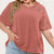 Variant image for Kvinna T-shirt Elegant Chiffonghalsring Mjuk Bomull-9