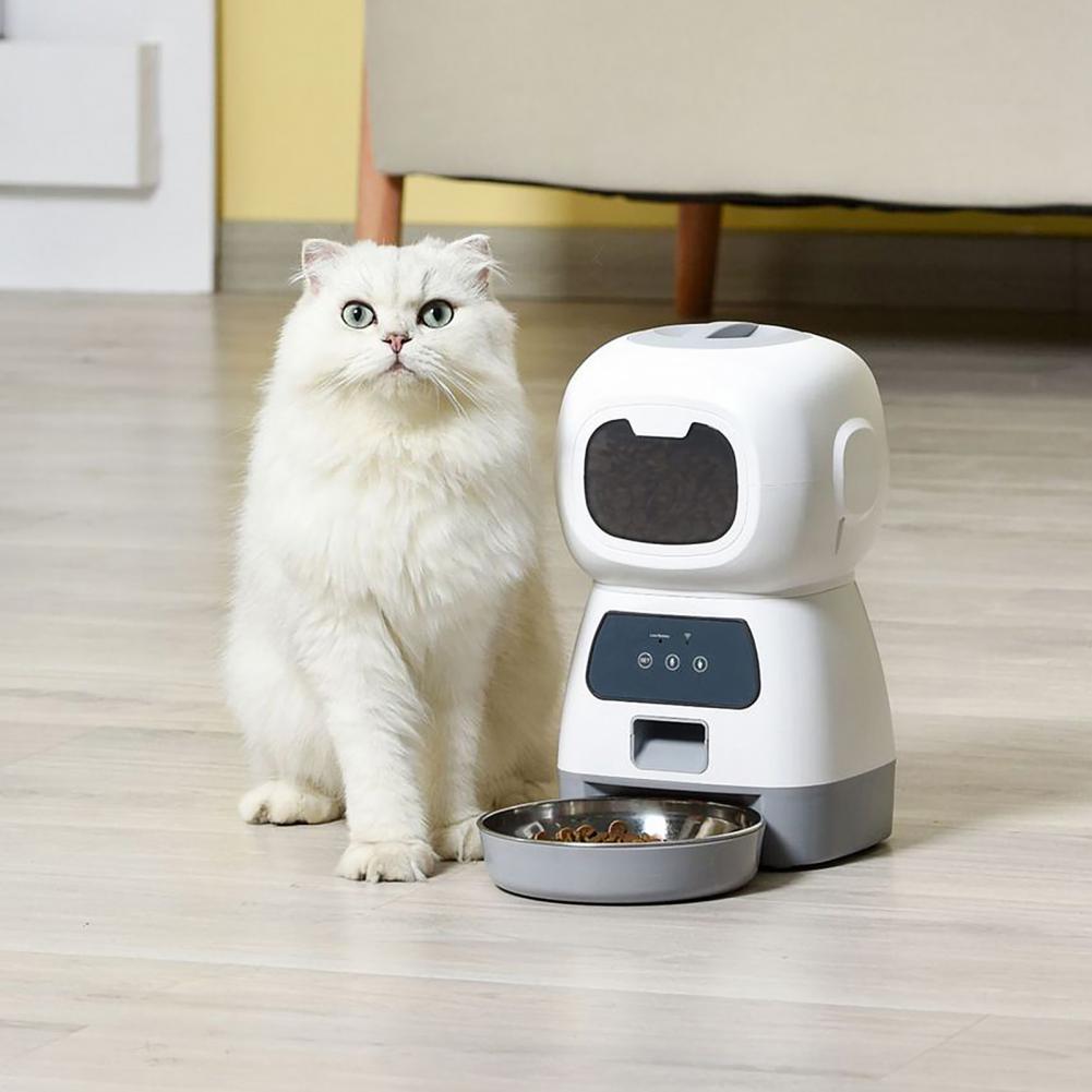 Röstinspelaning Automatisk Pet Feeder