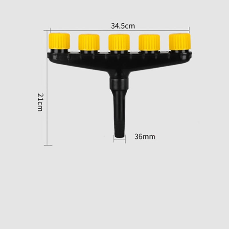 Justerbart Multihuvud Trädgårdsbevattning