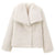 Dam Vinterjacka Plysch Varm Trendig Polyester 1