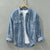 Herrskjorta Modern Patchwork Andningsbar Bomull Polyester 4