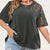 Variant image for Kvinna T-shirt Elegant Chiffonghalsring Mjuk Bomull-17