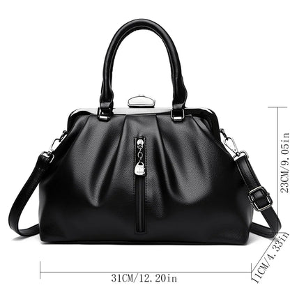 Dam Crossbody Väska Trendig PU-Läder Praktisk Stylish 5