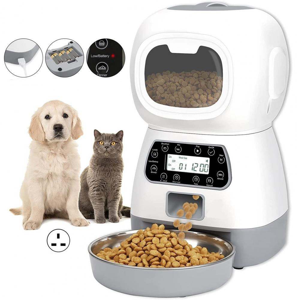Röstinspelaning Automatisk Pet Feeder