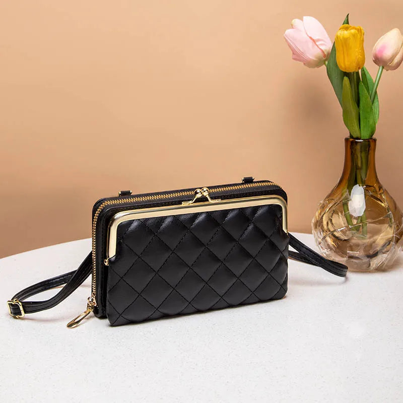 Dam Crossbody Väska Modern Veganskt Läder 3