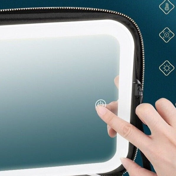 Bärbar LED Sminkväska