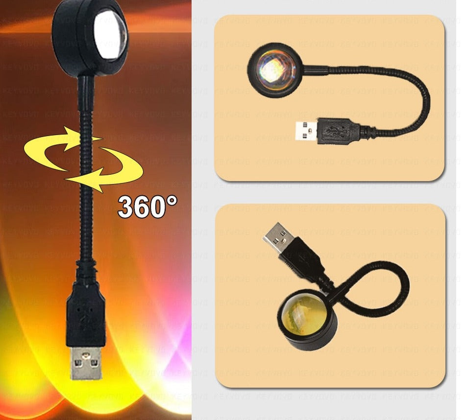 USB LED-lampa för omgivningsbelysning