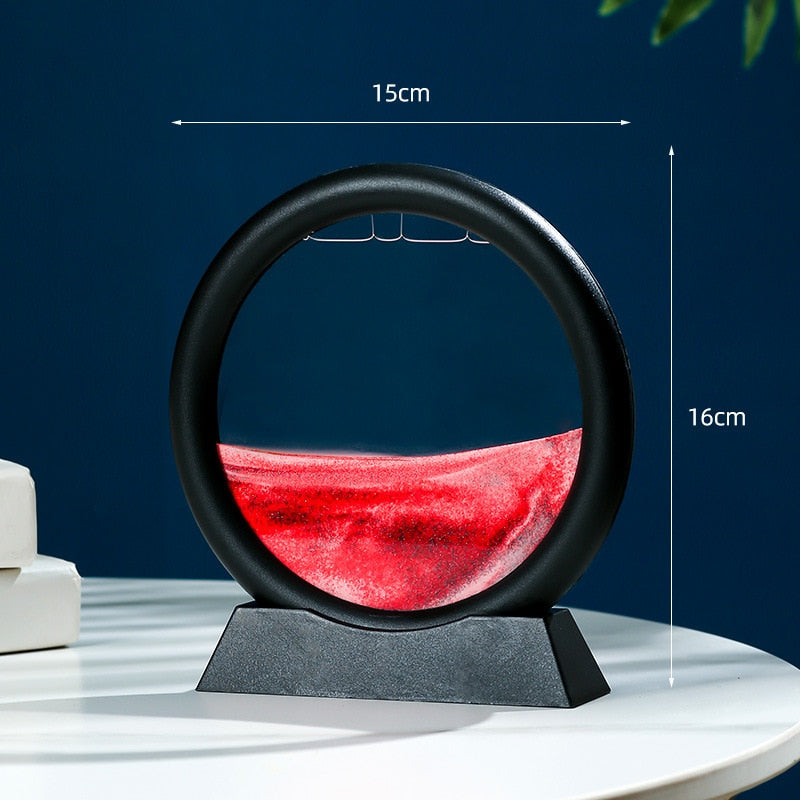 Dynamisk display för sandkonst