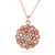 Skimrande Zircon Floral Halsband