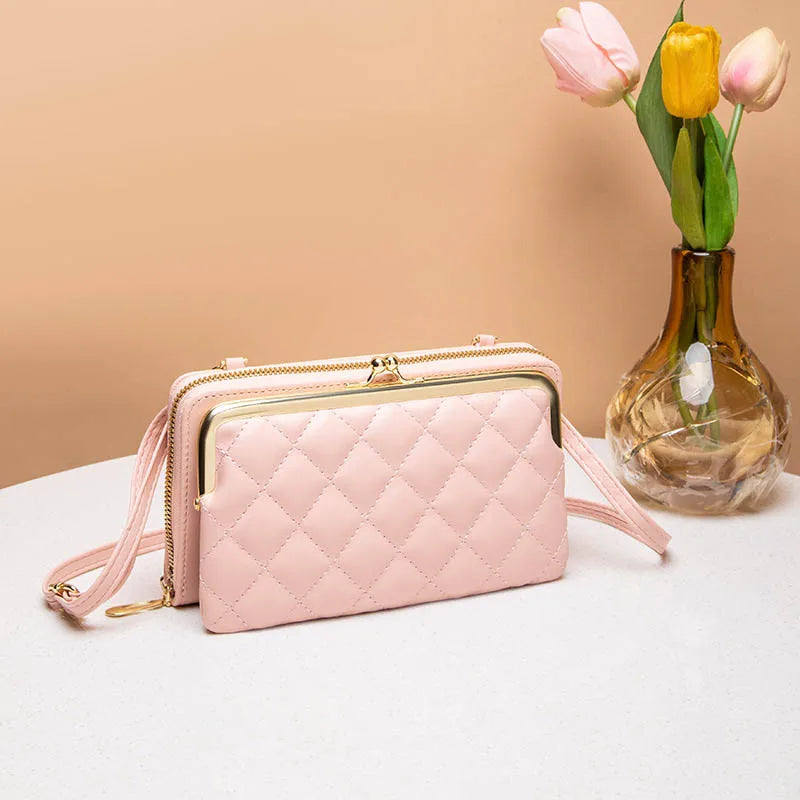 Dam Crossbody Väska Modern Veganskt Läder 4