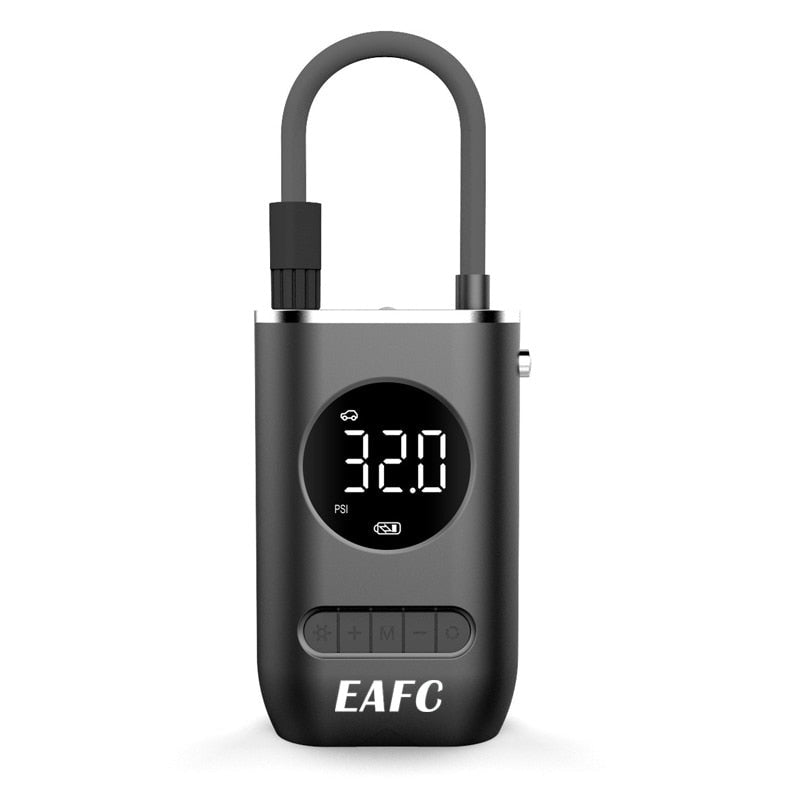 Kompakt trådlös luftkompressor