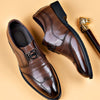 Herrskor i konstläder med elegant design 3