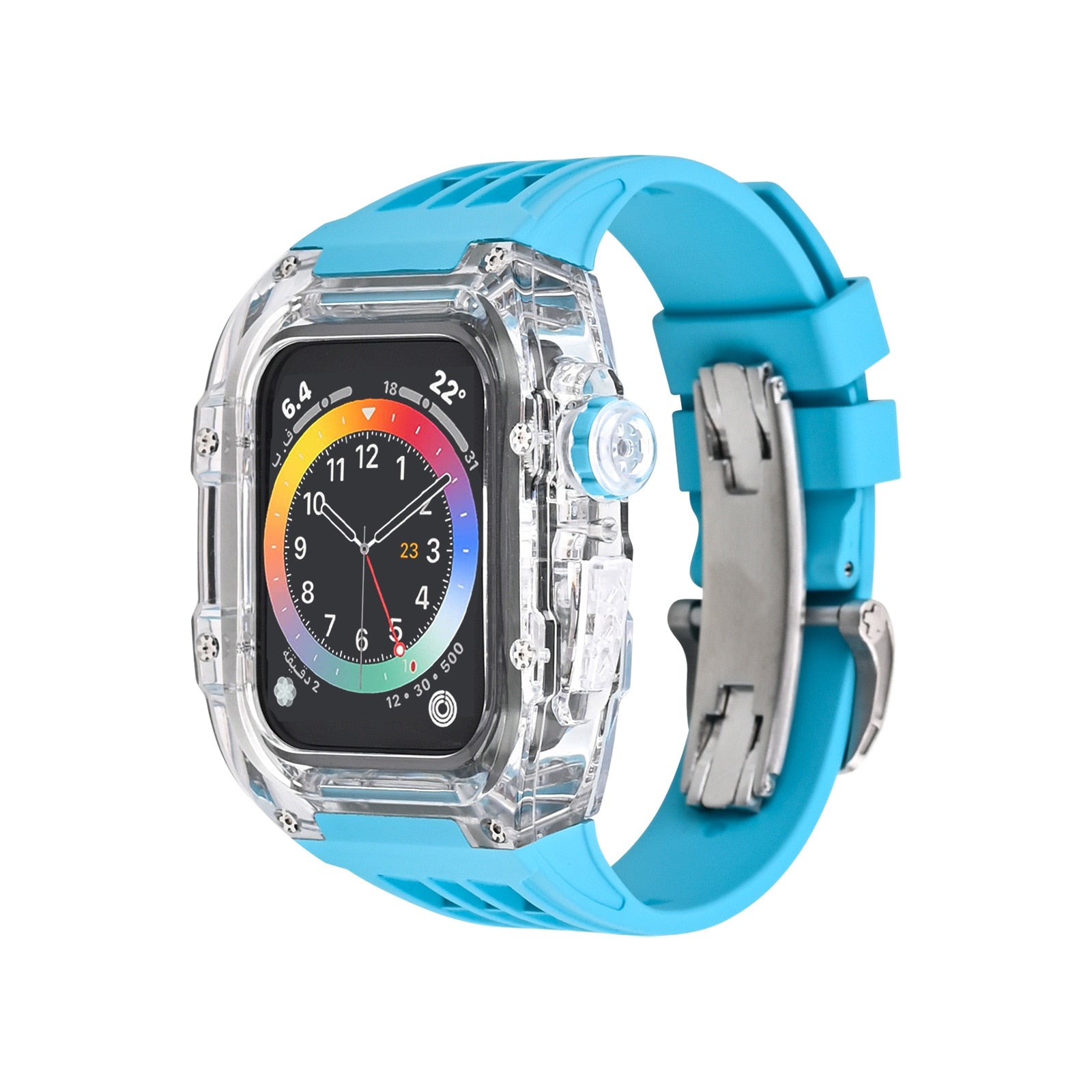 Apple Watch genomskinligt fallband