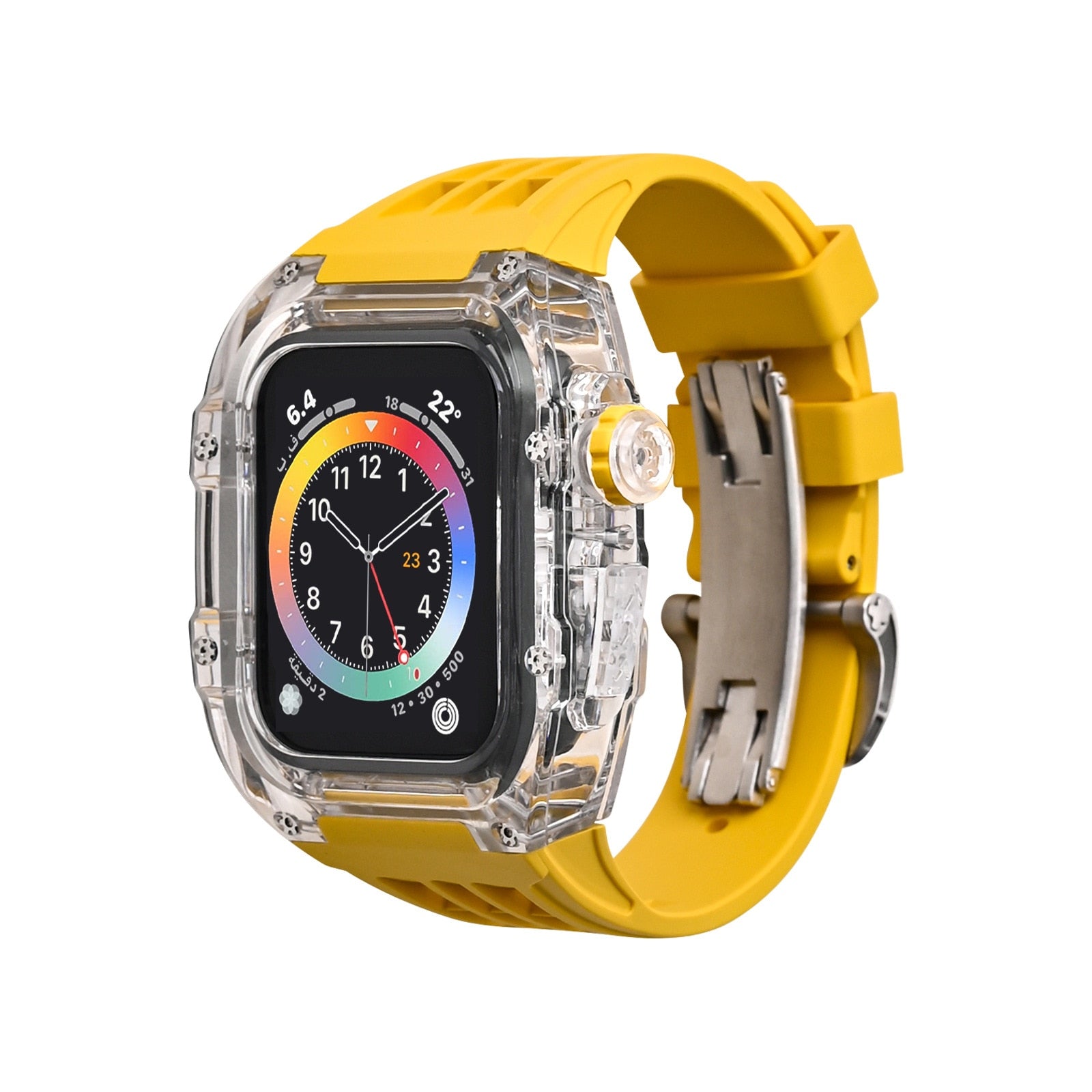 Apple Watch genomskinligt fallband