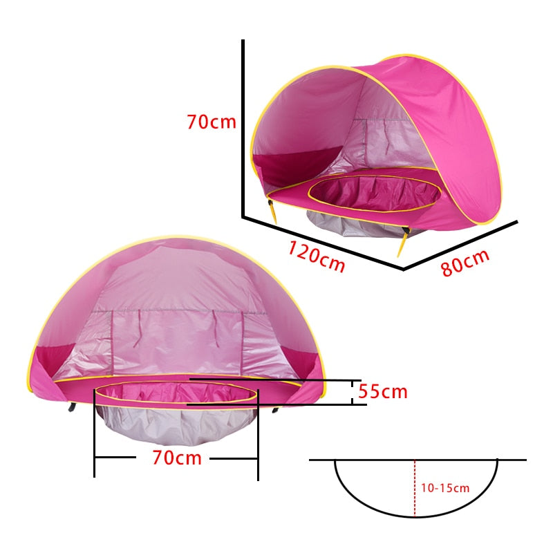 Sun Shelter Barnbassäng tält