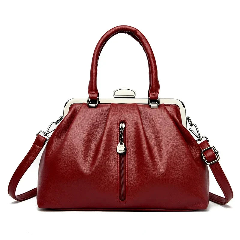 Dam Crossbody Väska Trendig PU-Läder Praktisk Stylish 3