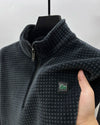 Variant image for Herr Tröja Halvzip Alpaka Fleece Modern Design Komfortabel Stil-9
