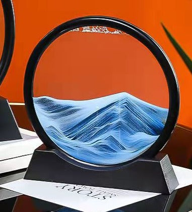 Dynamisk display för sandkonst