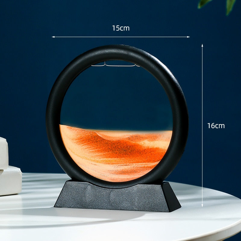 Dynamisk display för sandkonst